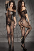 Open Crotch Spider Crawl Body Stockings